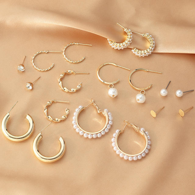 Pearl earrings