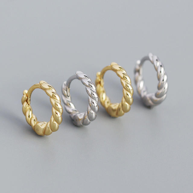 S925 huggie earrings