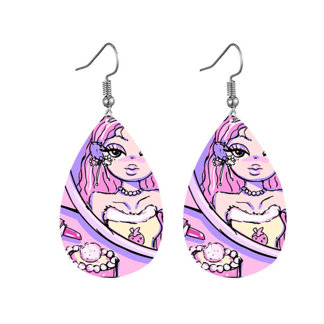 Ins style cartoon earrings