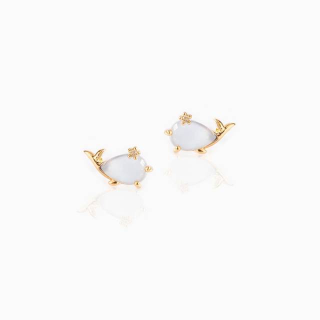 Cartoon ins style ear studs