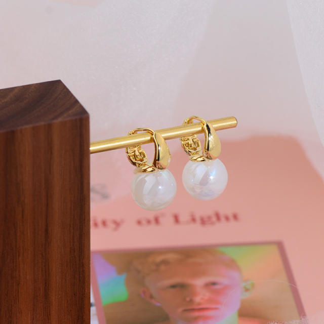 Pearl earrings