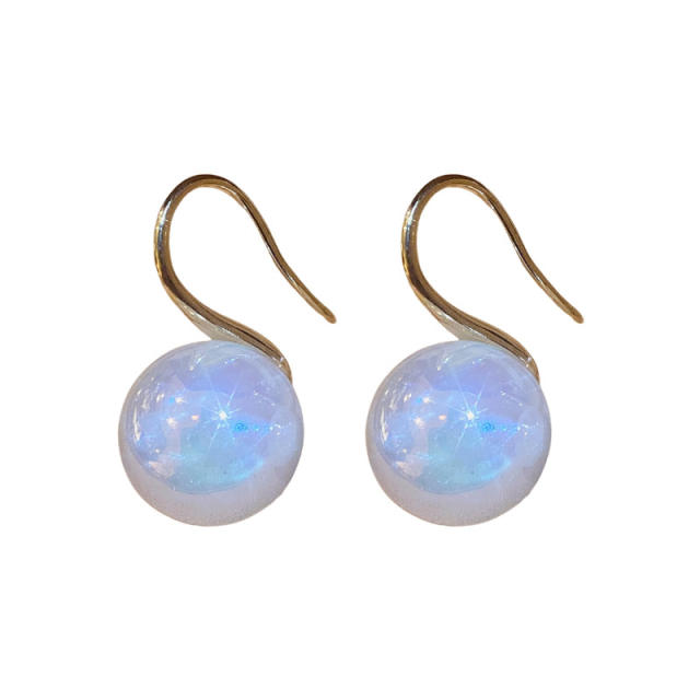 Real gold plated pearl earrings