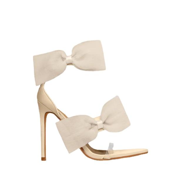 11cm Summer sweet bow heeled sandals