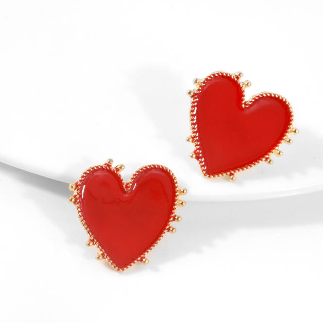 Heart-shaped earrings