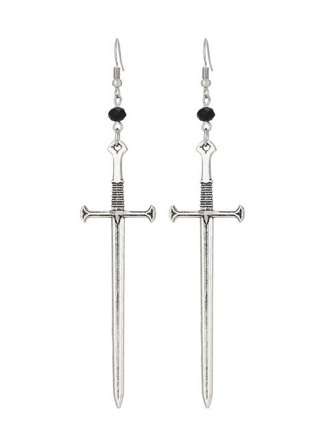 Vintage sword earrings