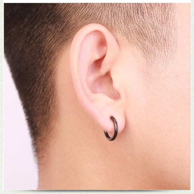 No pierced titanium steel ear clips