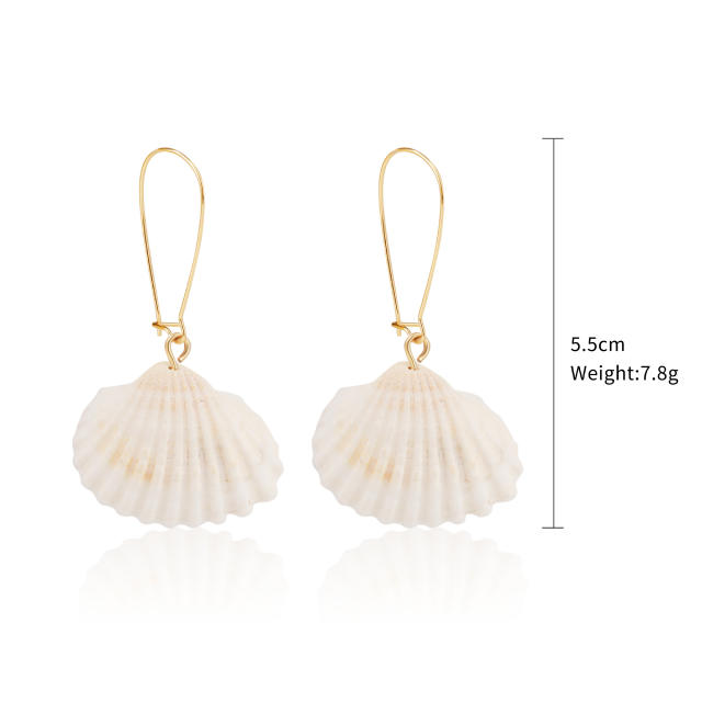 Boho shell earrings