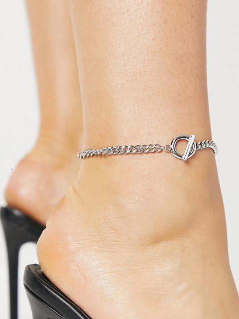 INS stainless steel anklet