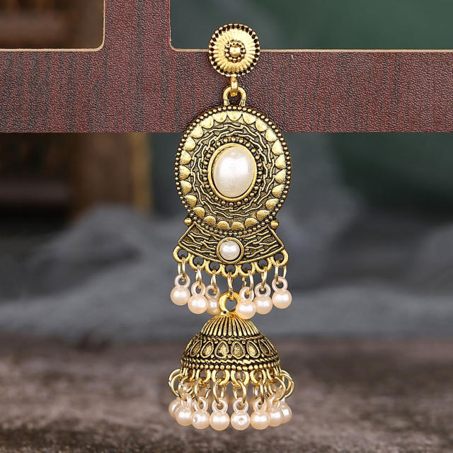 Boho long jhumka earrings for women