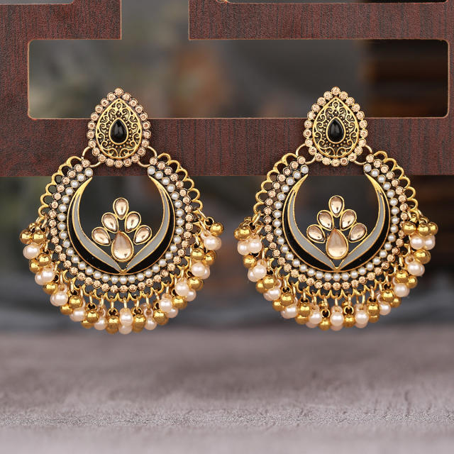 Creative dropped jhumka earrings for women