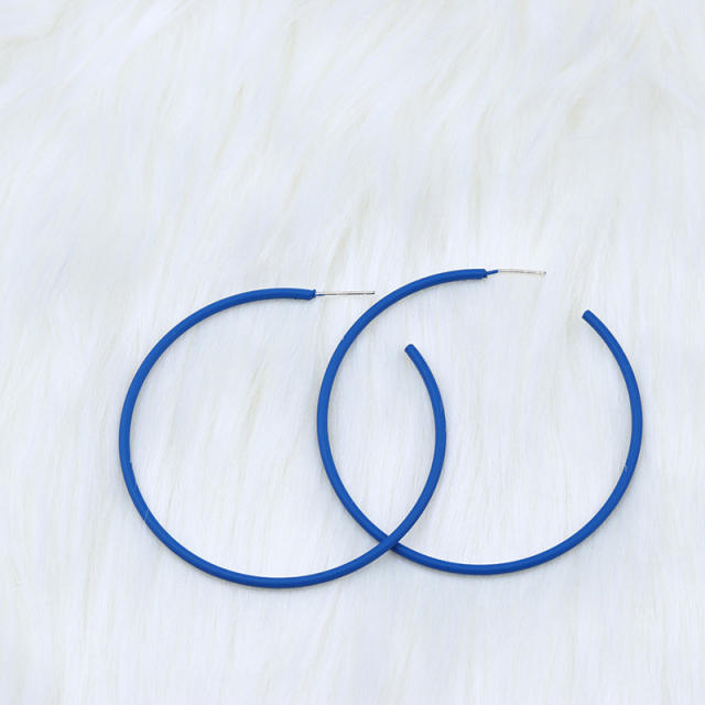 Tiktok hot sale sapphire blue series earrings