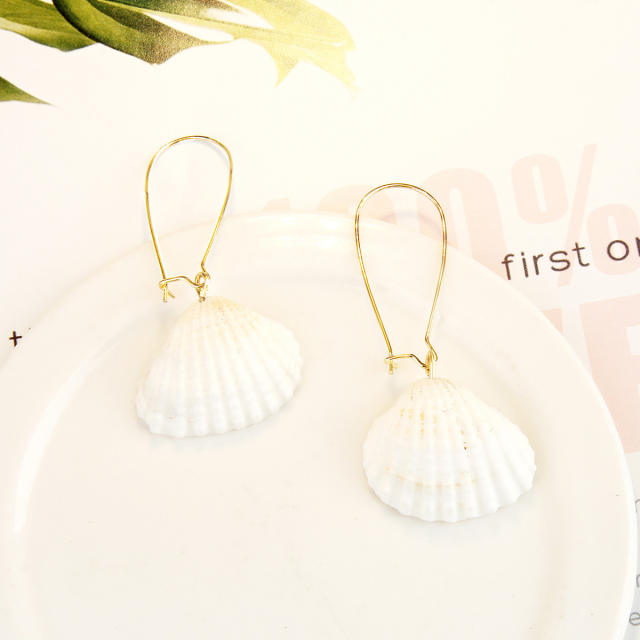 Boho shell earrings