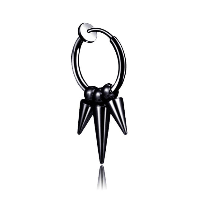 Titanium steel tassel earing