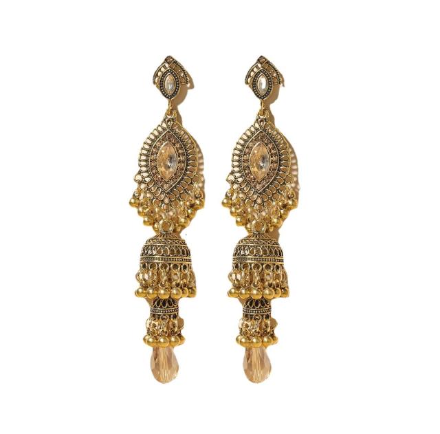 Vintage long jhumka earrings for women