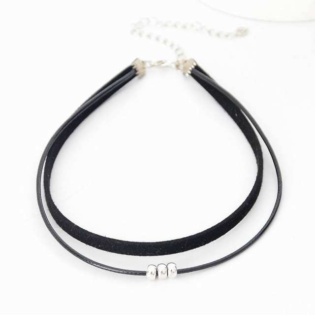 Korean fashion black choker