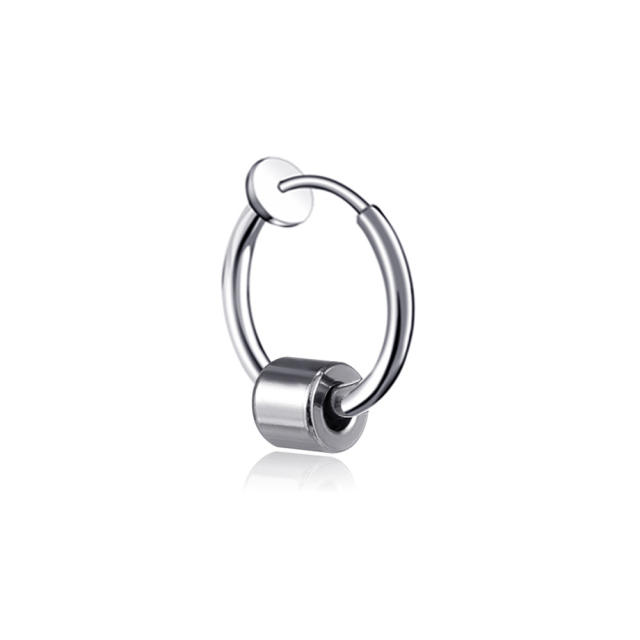 Titanium steel popular unisex earrings