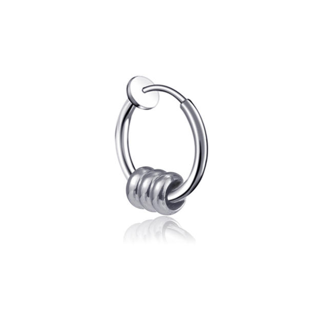 Fashion titanium steel earrings