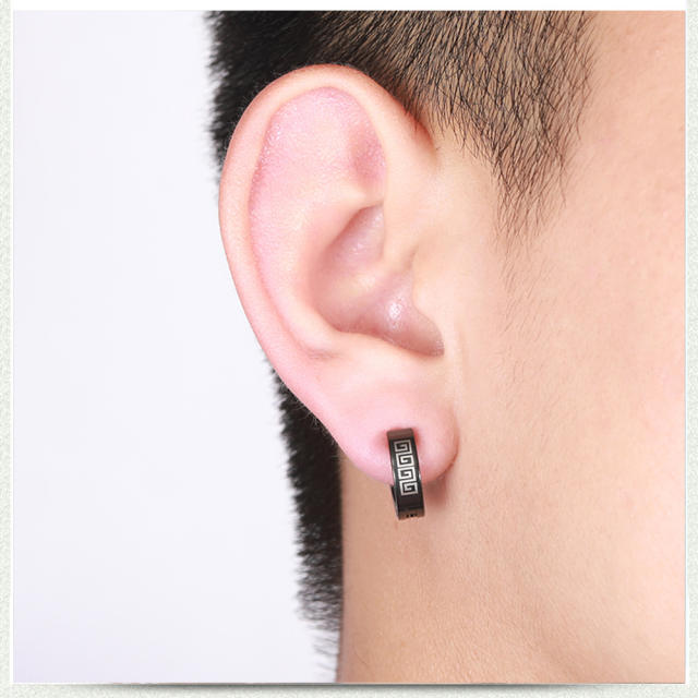 No pierced titanium steel ear clips