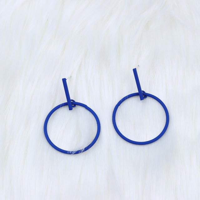 Tiktok hot sale sapphire blue series earrings