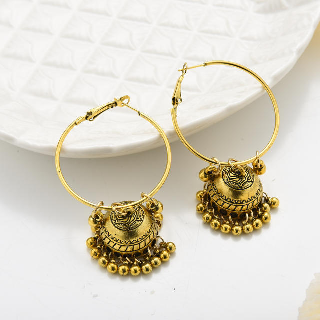 Creative jhumka earrings for women hoop earrings