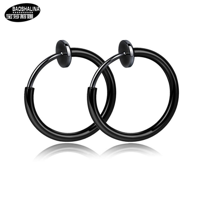 Stainless steel spring ear clips