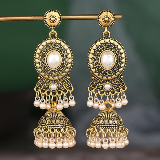 Boho long jhumka earrings for women