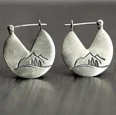 Creative design peak earrings for women