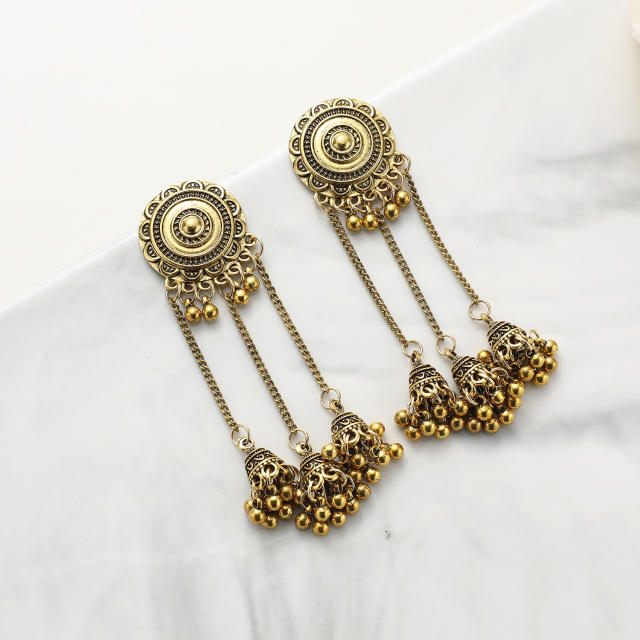 Long jhumka earrings for women