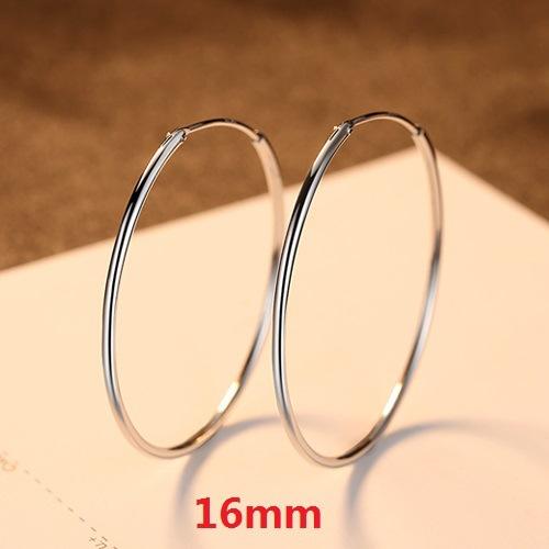 S925 Sterling silver hoop earrings