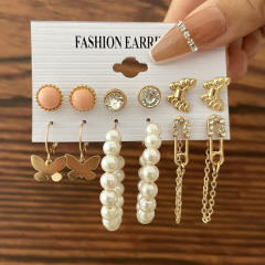 6pcs vintage earrings set