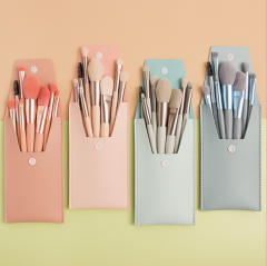 Mini size 8pcs makeup brushes