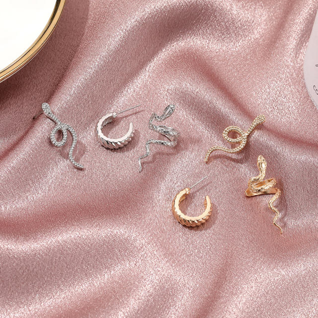 Snake ear cuff 3pcs set