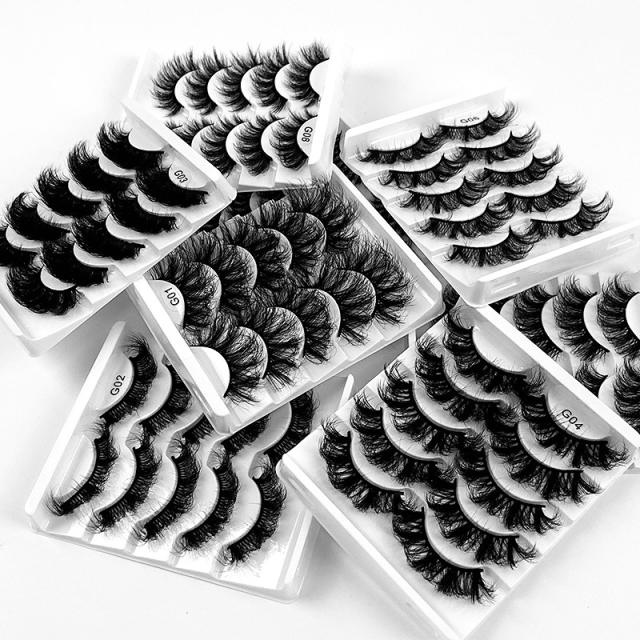 5 pair false eyelashes