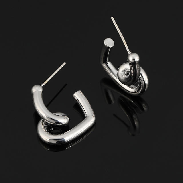 Heart clip on earrings