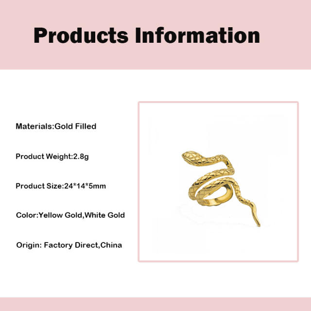 Ebay hot sale real gold plated snake ear cuff