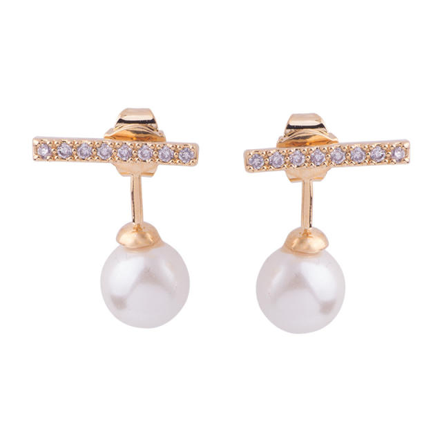 Pearl clip on earrings