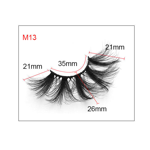 8D artificial mink hair false eyelashes