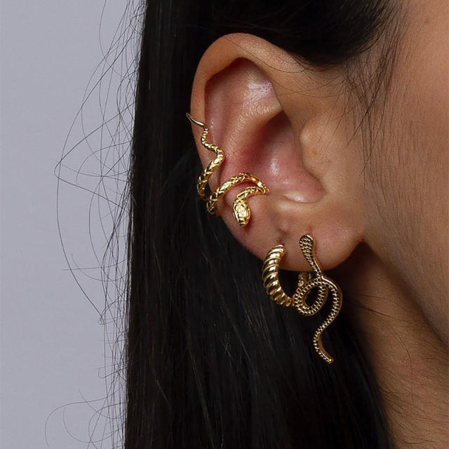 Ebay hot sale real gold plated snake ear cuff