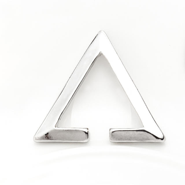 Hollow star triangle square ear cuff