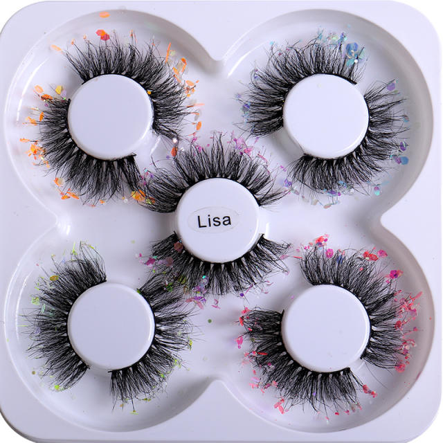 5pair party queen color false eyelashes