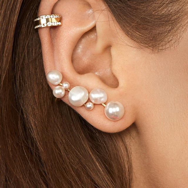 Fashion pearl ear cuff