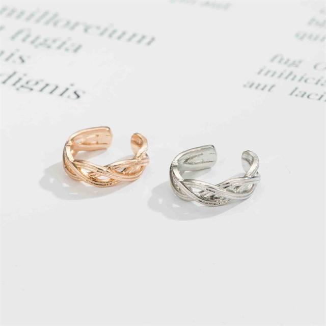 Fashion twist copper ear cuff