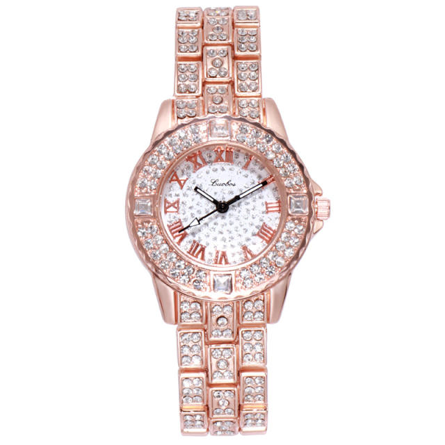 Full of diamond luxury women watch
