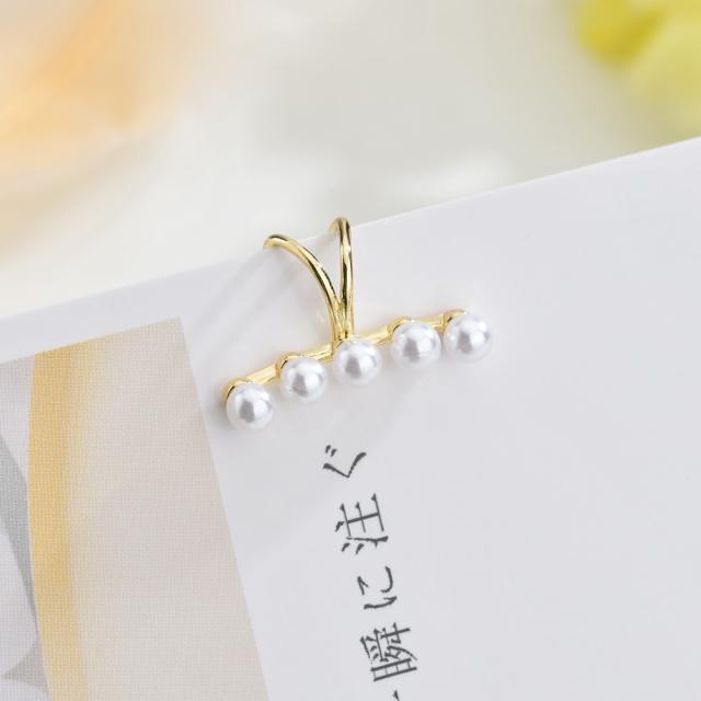 Fashion pearl ear cuff