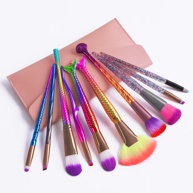 10pcs hot sale makeup brushes set