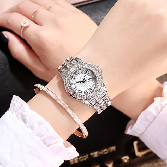 Full of diamond luxury women watch