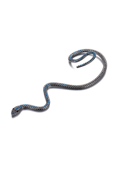 Ins style snake-shaped rhinestone ear wrap