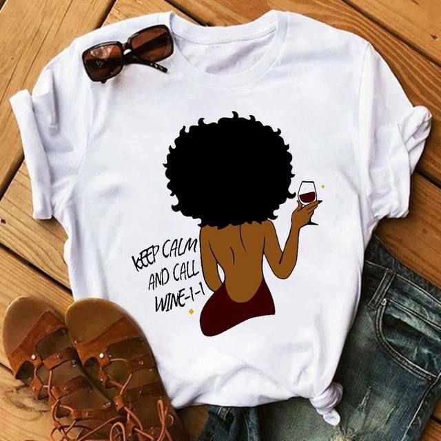 Black lives matter letter print women's short-sleeved T-shirt