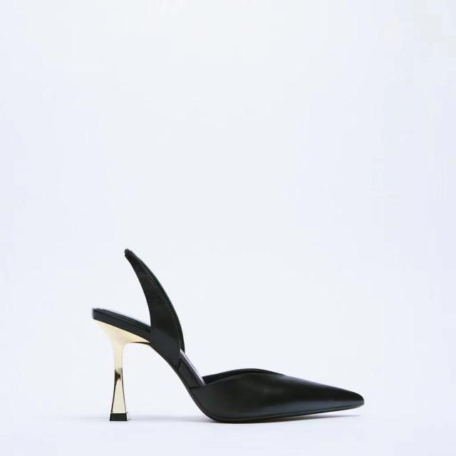 Elegant slingback high heels