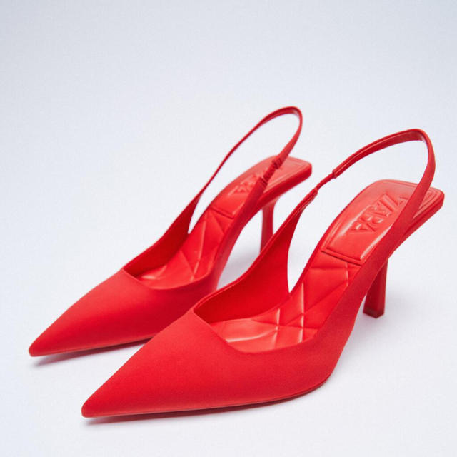 Elegant solid color heels